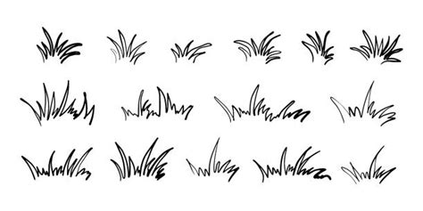 Drawing Of Grass Tuft Illustrations, Royalty-Free Vector Graphics ...