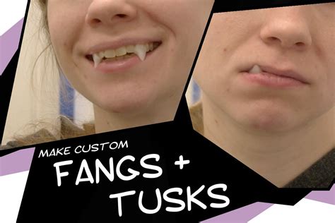 2 Easy Methods to Make Fangs and Tusks for Cosplay