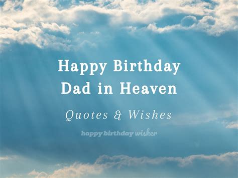 Happy Birthday Poem For My Dad In Heaven - Infoupdate.org