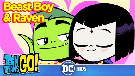 Teen Titans Go! | Raven And Beast Boy Love Story | DC Kids - YouTube