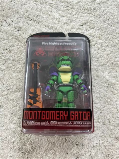 FIVE NIGHTS AT Freddys Fnaf Figure BNIB Genuine Funko Montgomery Gator ...