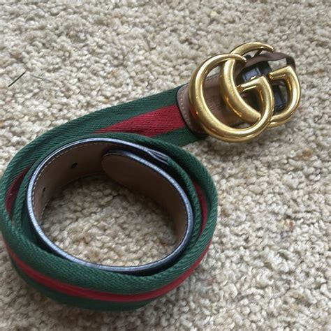 Gucci | Accessories | Authentic Gucci Belt Redgreen Double G | Poshmark