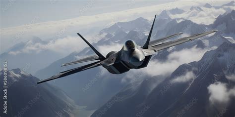 Powerful Display: Lockheed Martin F-22 Sonic Boom over Swiss Alps ...