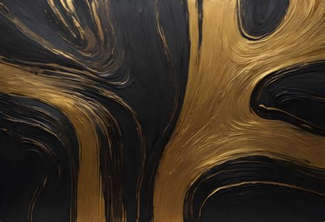 Black Gold Abstract Art Free Stock Photo - Public Domain Pictures