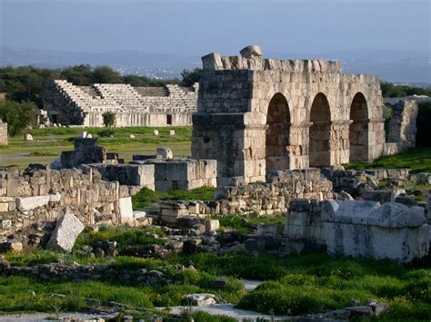 Tyre (UNESCO World Heritage Site) Lebanon, ruins of the world's largest hippodrome | World ...