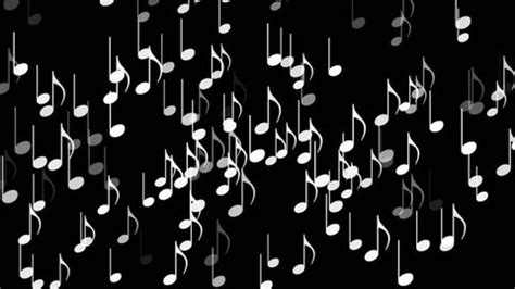 4k Music Notes Backgroundsymbols Melody Composition Stock Footage Video ...