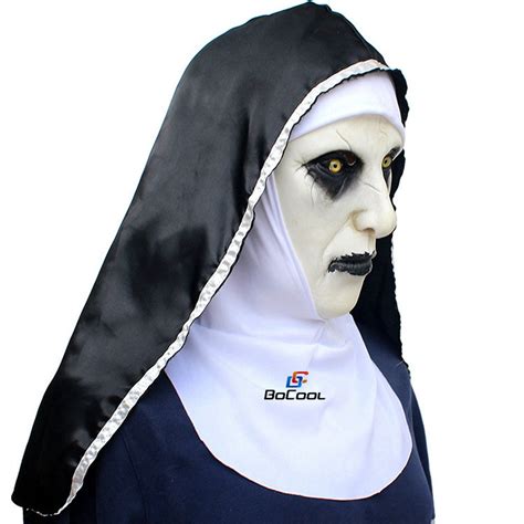 Roolina The Nun Valak Mask Deluxe Latex Scary Full Head | Etsy