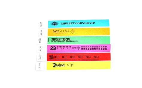 Custom Black Printed Tyvek Wristbands Supplier | The Wristband Company