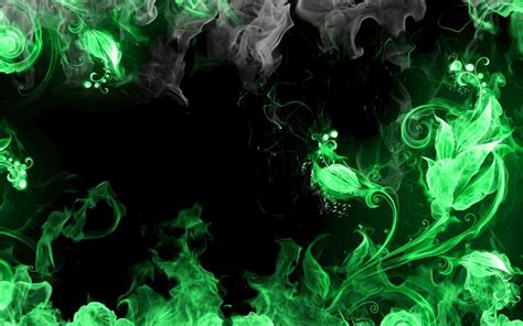 Green Flame Wallpapers - Wallpaper Cave