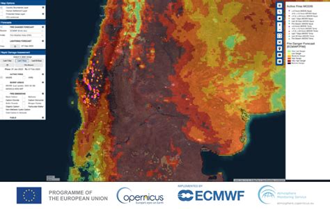 As wildfires ravage Chile, CAMS monitors the situation | Copernicus