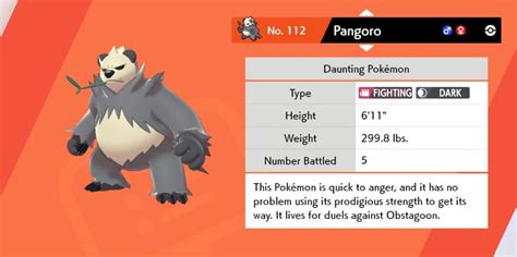 Pokémon Sword and Shield: How to Evolve Pancham into No. 112 Pangoro ...