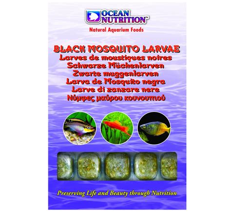 BLACK MOSQUITO LARVAE 100G | Samak Aquarium