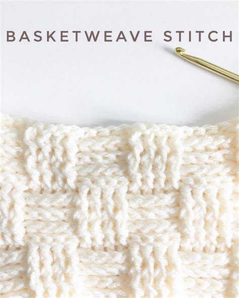 Get this crochet a basket weave pattern here. | Basket weave crochet pattern, Basket weave ...