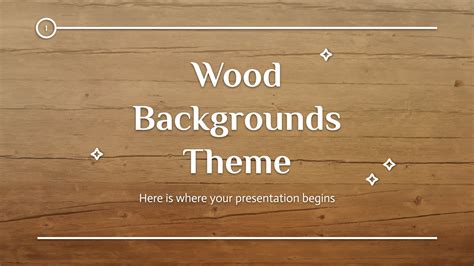 Free templates about Wood for Google Slides & PowerPoint