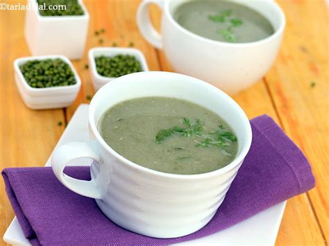 moong soup recipe | healthy diabetic moong soup | whole green moong dal ...