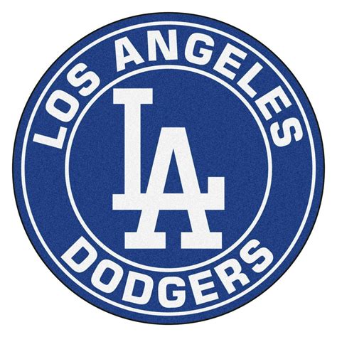 MLB - Los Angeles Dodgers Roundel Mat 27" diameter - Walmart.com ...