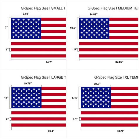 Correct Dimensions of Union & Stripes of a 35x18 US Flag - Projects ...