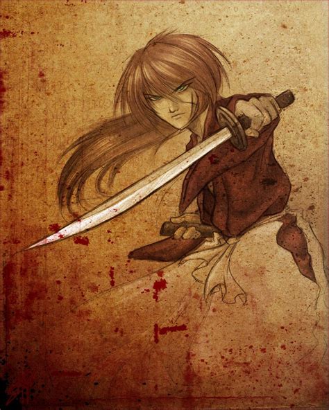 kenshin himura by tstn on deviantART