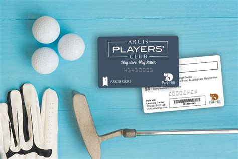 Embossed Park Hill Golf Course Membership Card with Barcode and ...