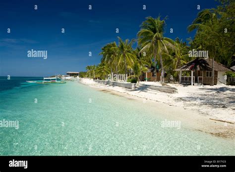 beach of Malapascua Island Malapascua Cebu Philippines Stock Photo ...