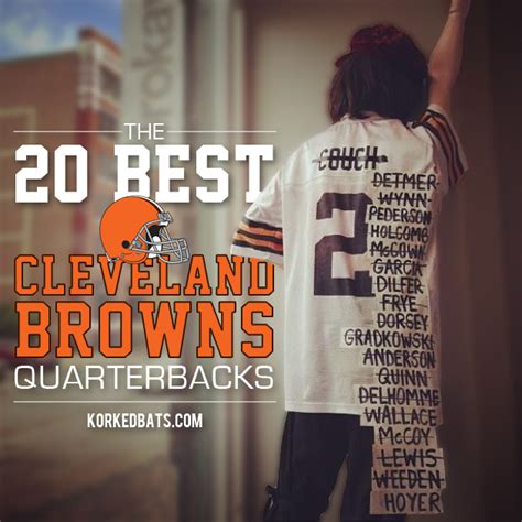 The 20 Best Cleveland Browns Quarterbacks