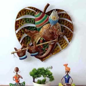 Shop – Ganesha In Leaf Art Metal Frame - GI Heritage