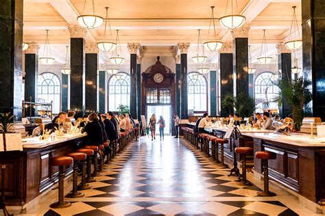 The Many Breathtaking Cafes Of The City Of London's Ned Hotel