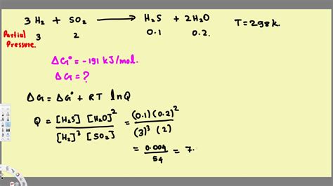 Gibbs Free Energy Equilibrium Constant, Enthalpy & Entropy Equations & Practice Problems #6 ...