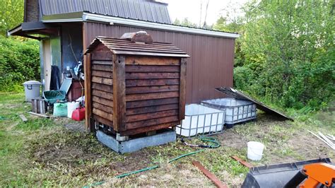 Take the boards from an old fence and a IBC tote... recycling forum at ...