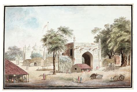 landscape studies, India, Murshidabad, Company School, late 18th early 19th century Painting by ...