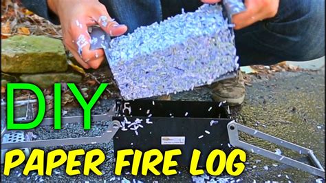DIY Paper Fire Logs - YouTube
