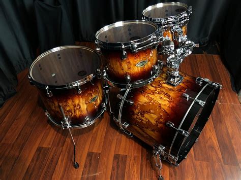 TAMA Starclassic Walnut Birch Molten Brown Burst 4pc Drum Set - Dales Drum Shop 2022