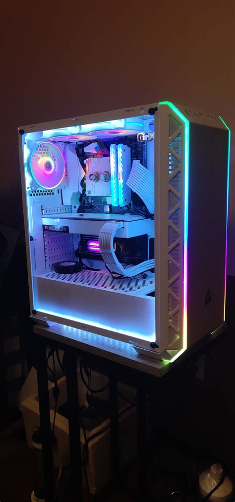 RGB water cooled pc desktop WIP | Custom pc, Water cooler, Home accessories