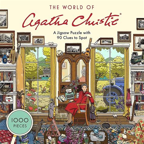 The World of Agatha Christie 1000-Piece Puzzle | A Mighty Girl