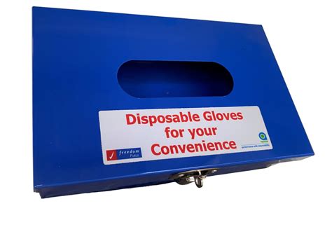 Glove Dispenser Metal Blue - KC Supplies