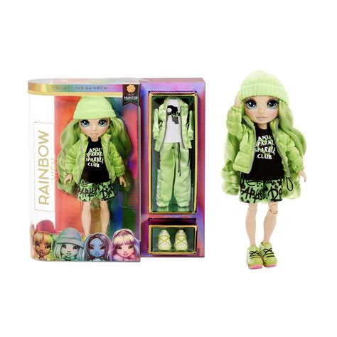 Buy Rainbow High Fashion Doll - Jade Hunter - Green Themed Doll With ...