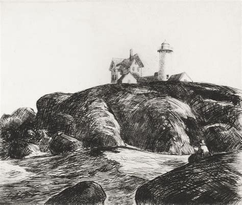 Edward Hopper, The Lighthouse, Maine, 1923 | Schoelkopf Gallery