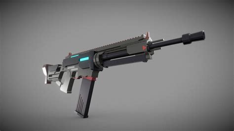 near future Assault rifle - Download Free 3D model by Ahmed Abu Ajamiah ...