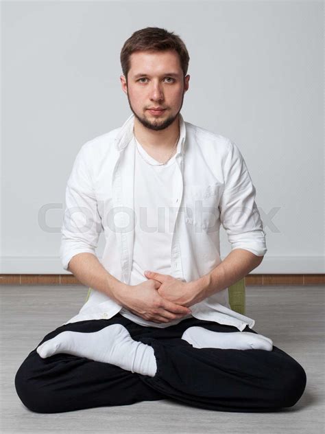 Qigong training. Meditation | Stock image | Colourbox