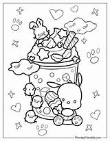 Pochacco Coloring Pages 2025 sketch template