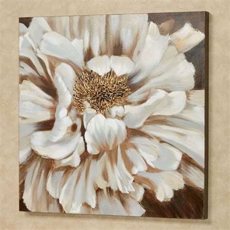 Blooming Beauty Handpainted Floral Canvas Art