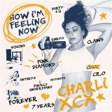 Charli XCX - how i’m feeling now | Charli xcx, Music poster design, Cover songs