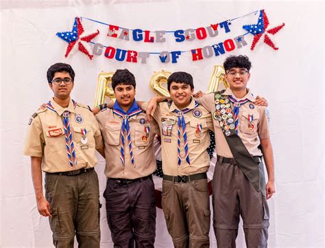 Troop 761 Honors Four New Eagle Scouts – We Own Adventure