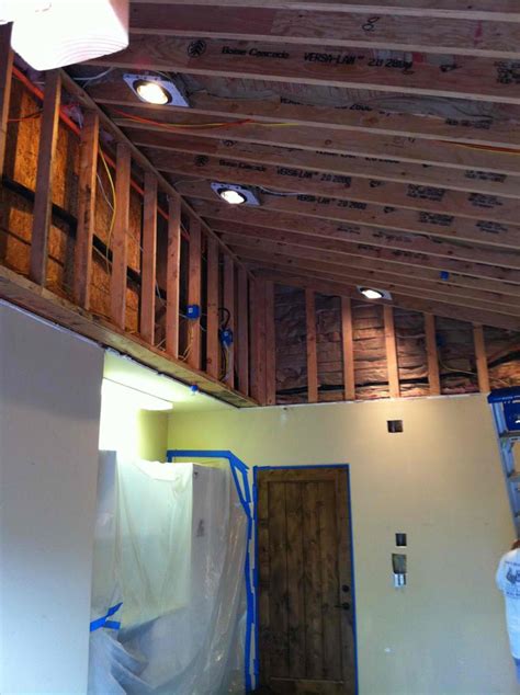 Drywall Garage Ceiling Repair | Shelly Lighting