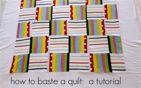 How to Baste a Quilt - Honeybear Lane