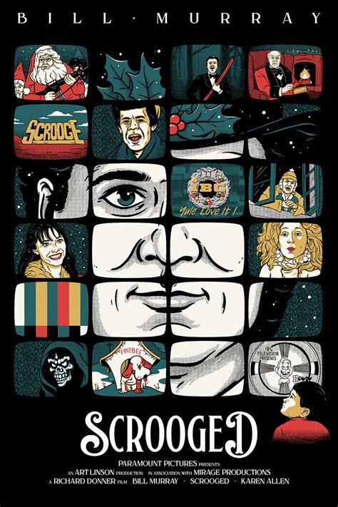 Scrooged | Poster By Derek Eads