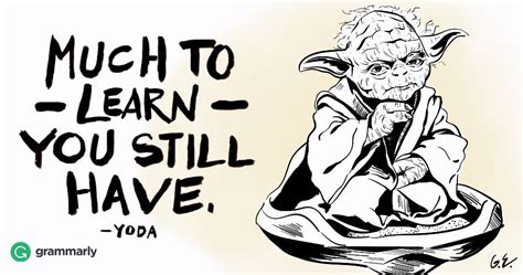 Speak Like Yoda You Can | Yoda speak, Yoda, Positive mental attitude