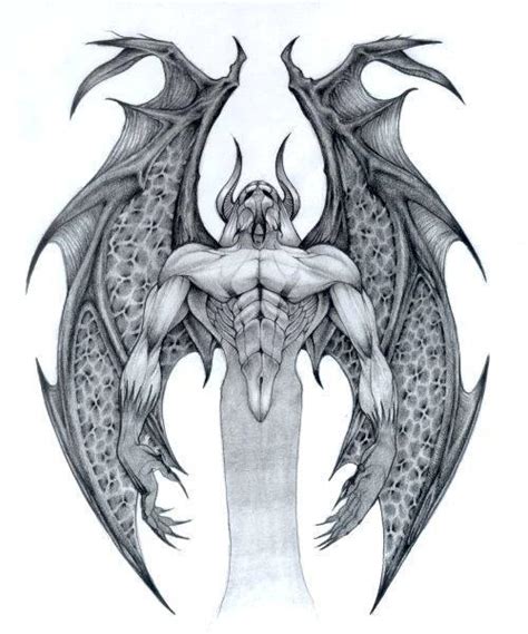 Demon Wings Drawing at GetDrawings | Free download