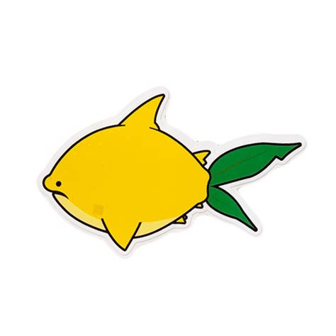 Lemon Shark Sticker | Aquamos Coffee Collaborative