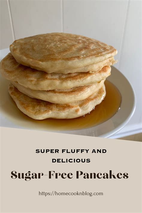 Sugar Free Pancakes - Homecooknblog | Recipe | Sugar free pancakes, Sugar free breakfast, Low ...